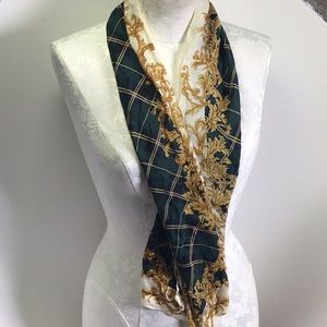 Lauren Ralph Lauren Silk Scarf 52 inches by 12 inches